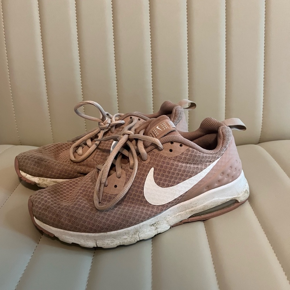 Nike Beige Sneakers with White Details